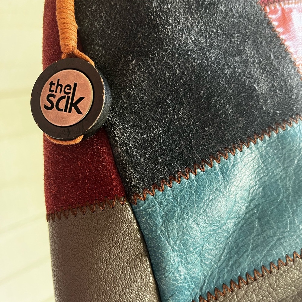 The Sak Colorful Leather Patchwork Bag